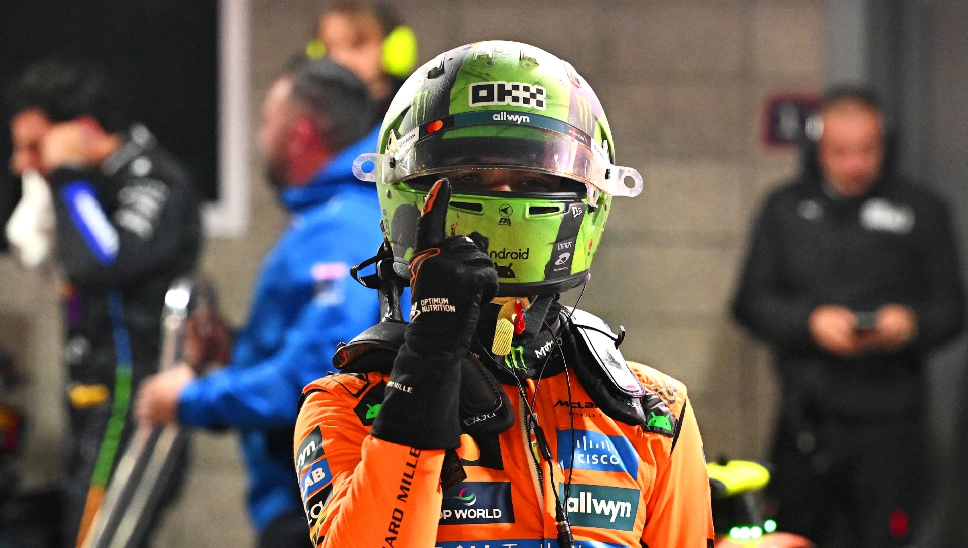 Qualifications – Las Vegas : Norris arrache une pole magistrale sous la pluie devant Verstappen et Sainz
